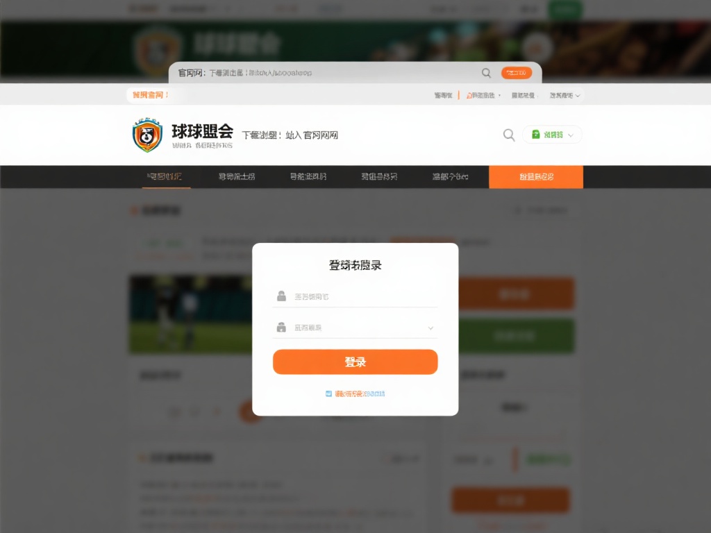 官方网站：打开浏览器，输入球盟会的官方网址。在首页